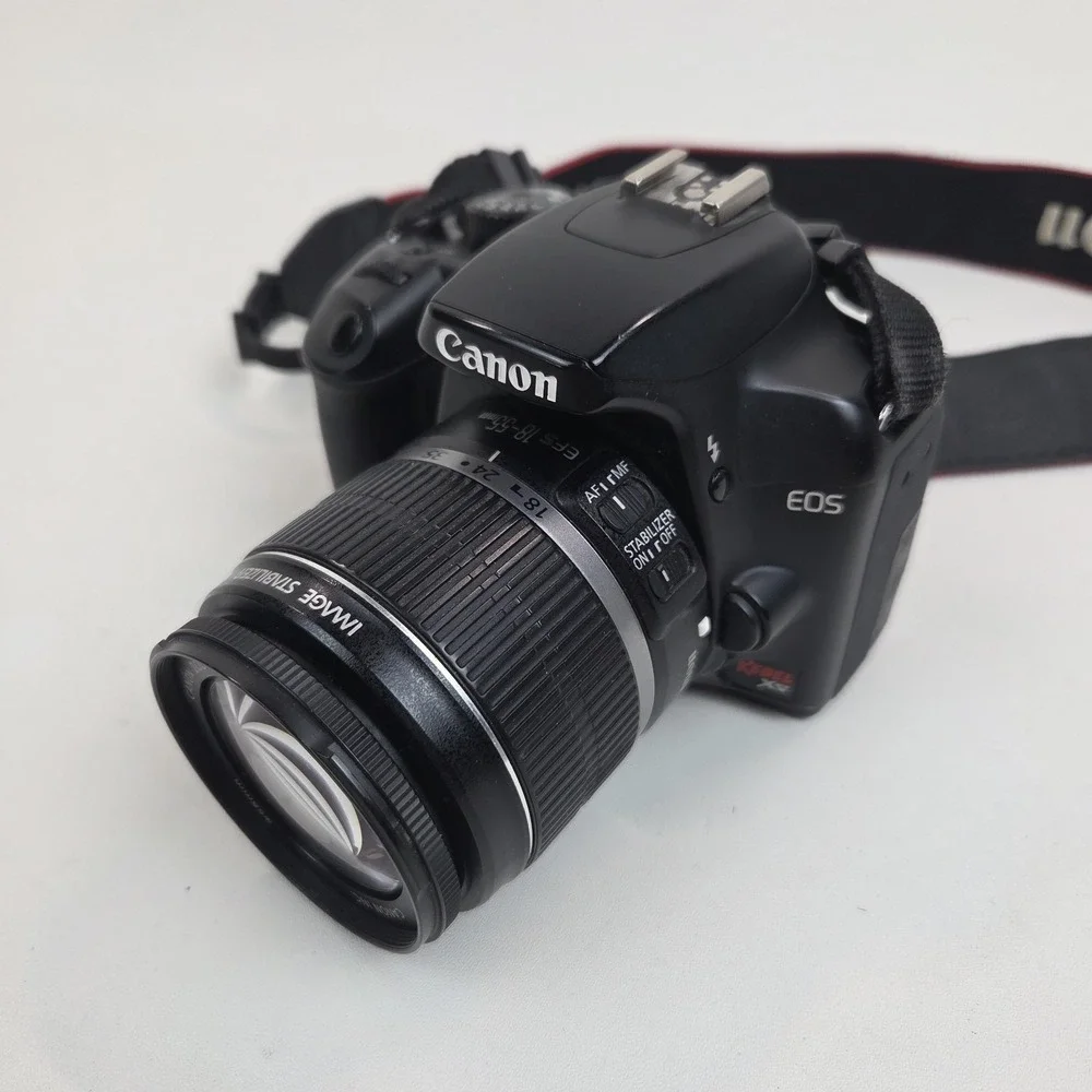 Canon EOS Rebel XS Digital SLR Camera w/18-55mm Lens Charger SD + Battery Tested - Picture 6 of 16